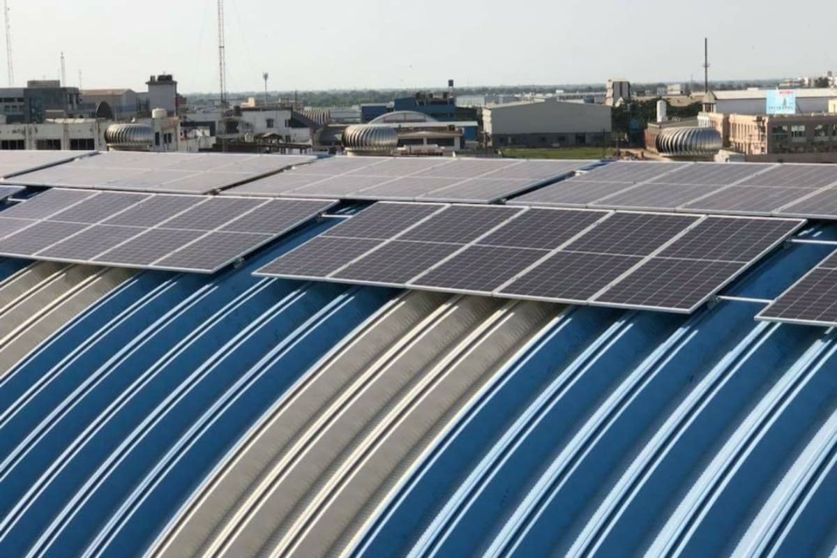 Large scale solar farm developed for commercial and industrial power supply